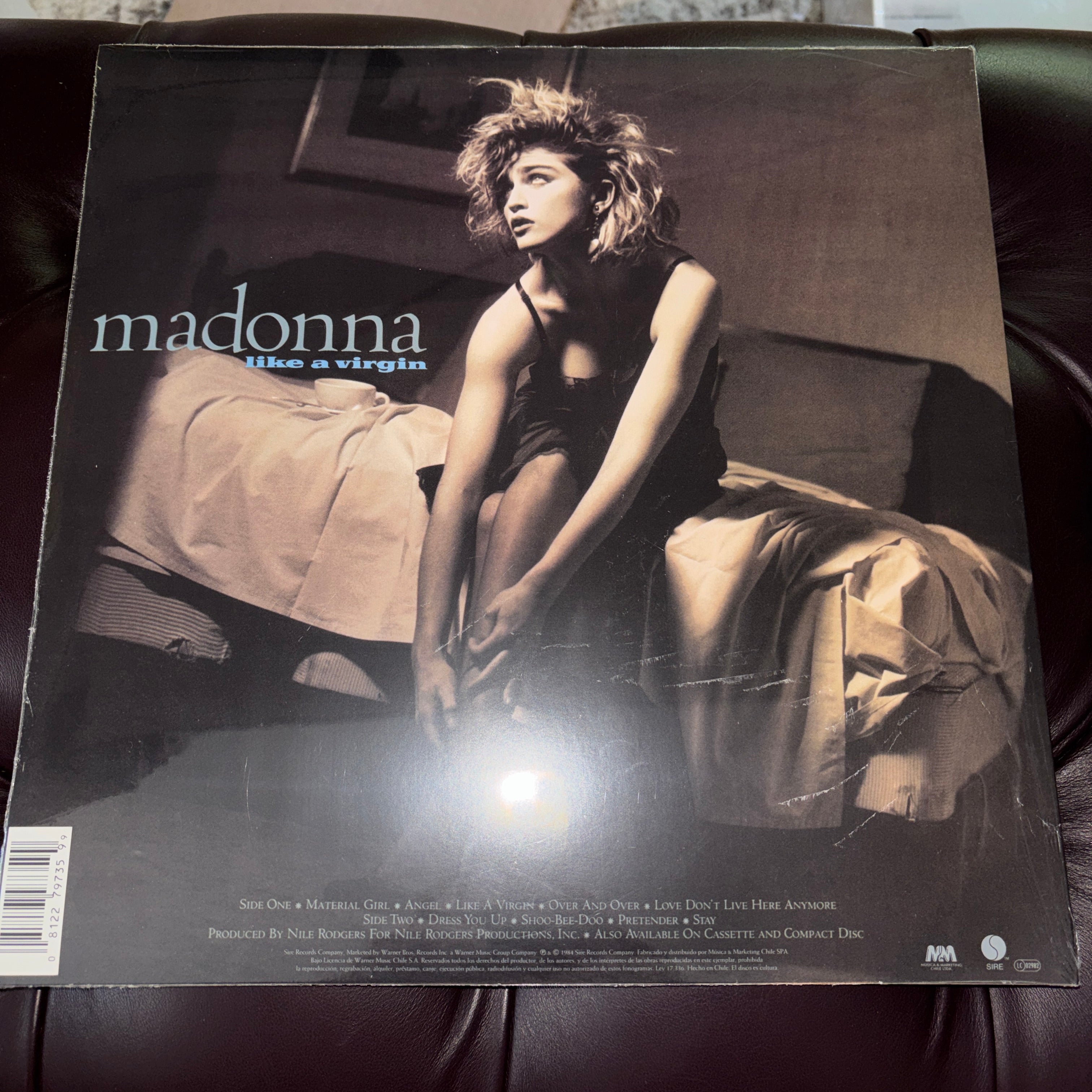 MADONNA, LIKE A VIRGIN, VINYL LP IMPORT, NEW AND SEALED