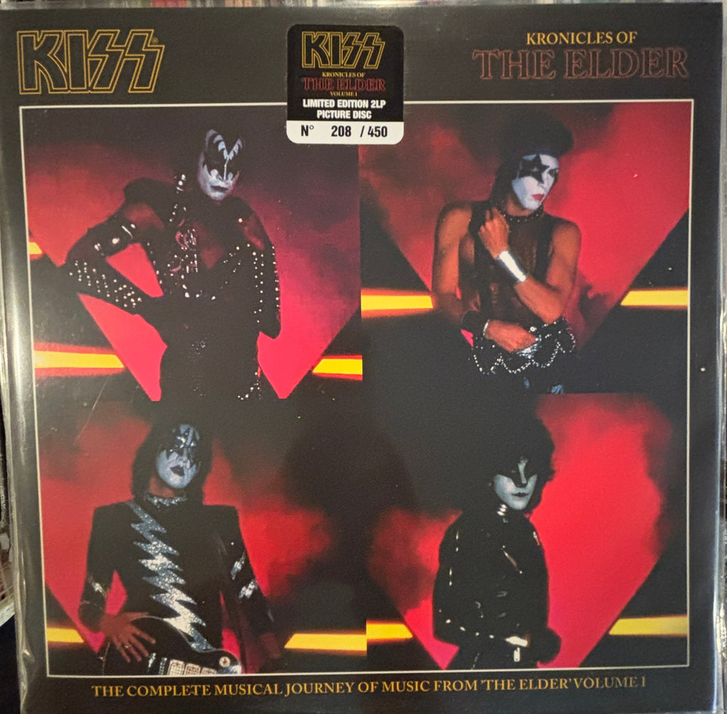 KISS, KRONICLES OF THE ELDER VOL. 1, NUMBERED LIMITED EDITION VINYL 2LP PICTURE DISC SET WITH GATEFOLD JKT