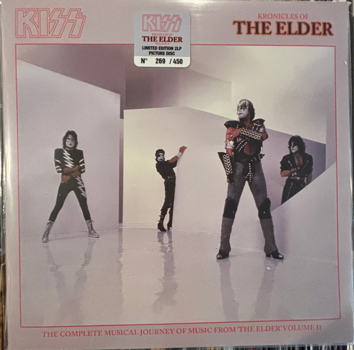 KISS, KRONICLES OF THE ELDER VOL. 2, NUMBERED LIMITED EDITION VINYL 2LP PICTURE DISC SET WITH GATEFOLD JKT