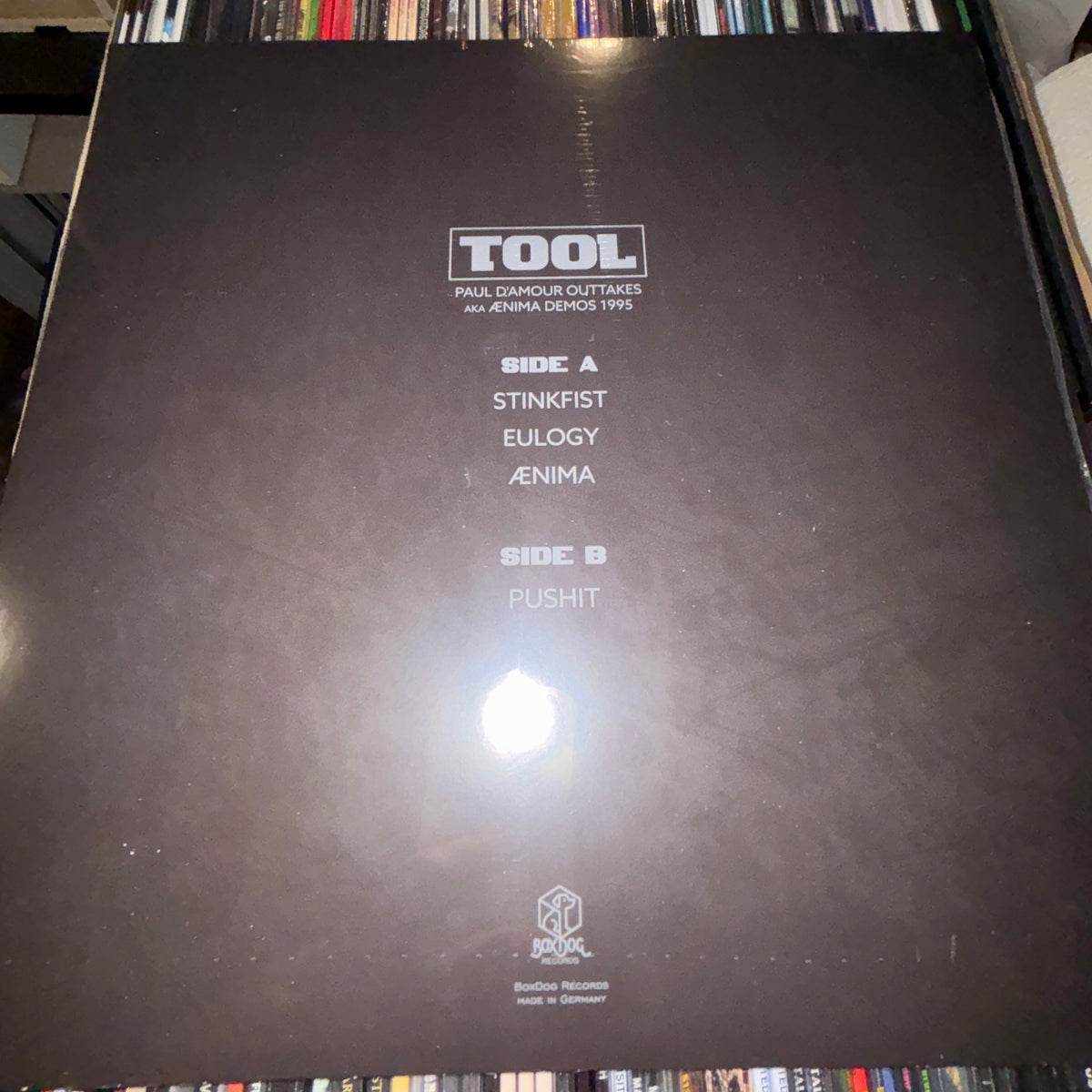TOOL, PAUL D'AMOUR OUTTAKES AKA AENIMA DEMOS 1995, COLORED VINYL LP