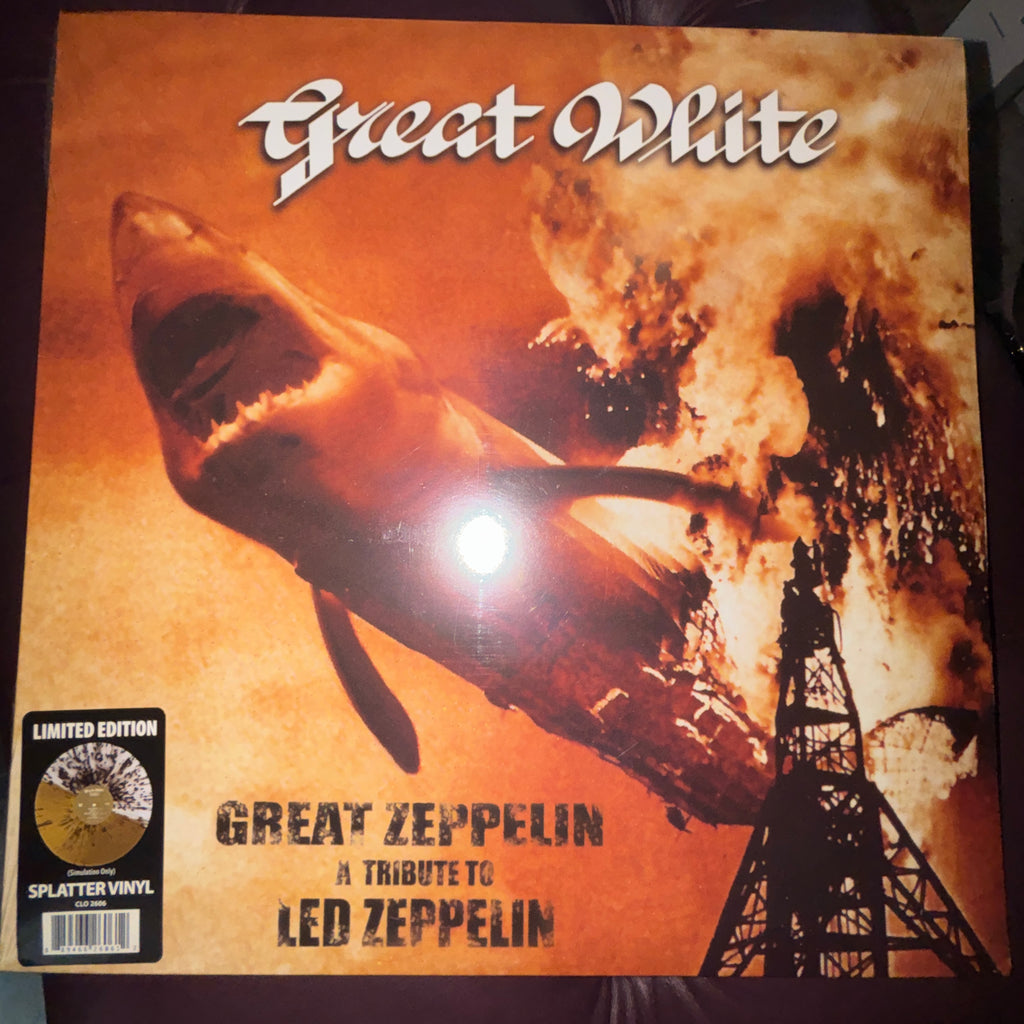 GREAT WHITE - Great Zeppelin: Tribute To Led Zeppelin, SPLATTER VINYL LP, NEW