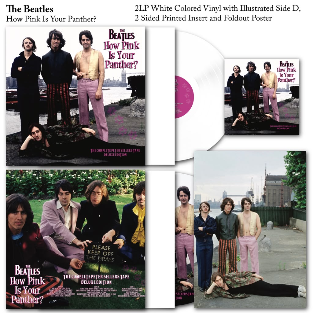 Beatles, HOW PINK IS YOUR PANTHER, 2LP COLORED VINYL, WHITE ALBUM OUTTAKES