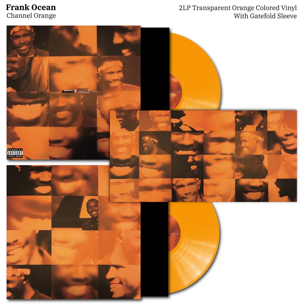 Frank Ocean CHANNEL ORANGE, 2LP ORANGE Colored vinyl with gatefold jacket, New