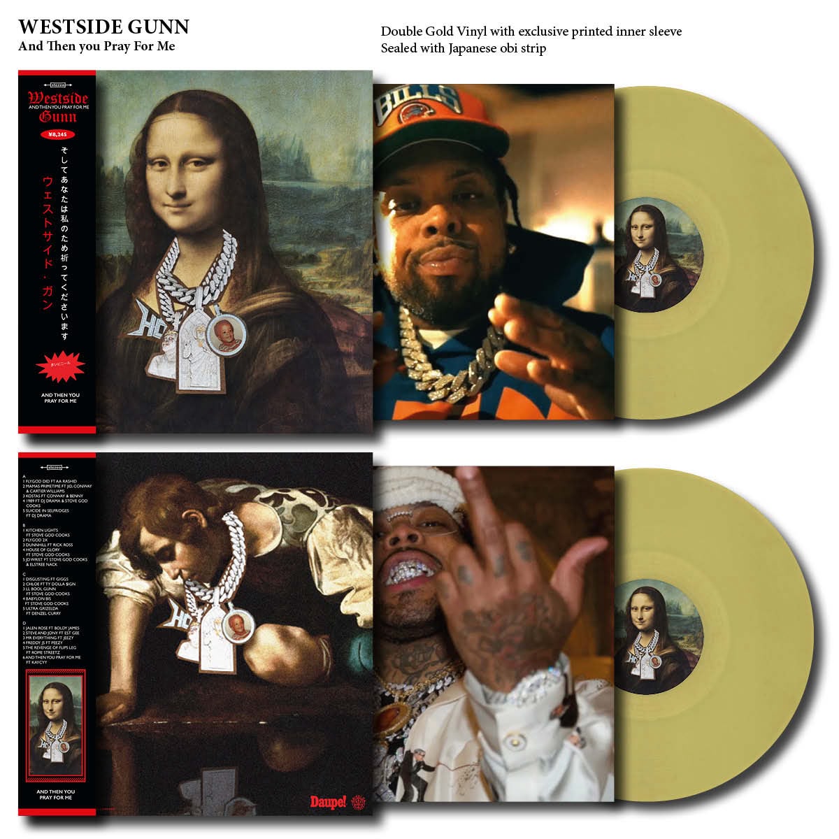 Westside Gunn - AND THEN YOU PRAY FOR ME, Obi Japanese Pressing, COLORED VINYL 2LP (Copy)