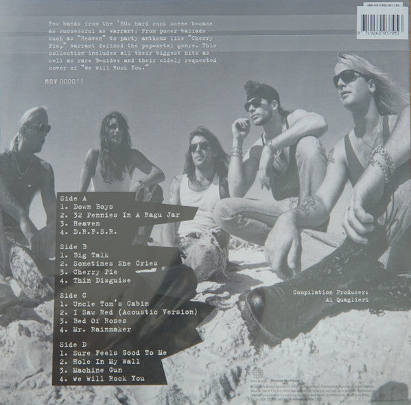 WARRANT - The Best Of Warrant (Limited Edition, 180 Gram Black &amp; Silver Marble Colored Vinyl) [Import] (2 Lp's)