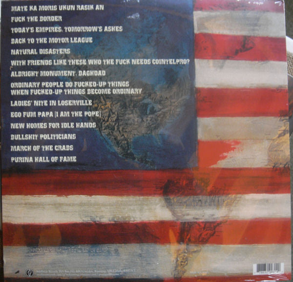 Propagandhi Today’s Empires, Tomorrow's Ashes, BLUE COLORED VINYL LP, SMALLMAN RECORDS