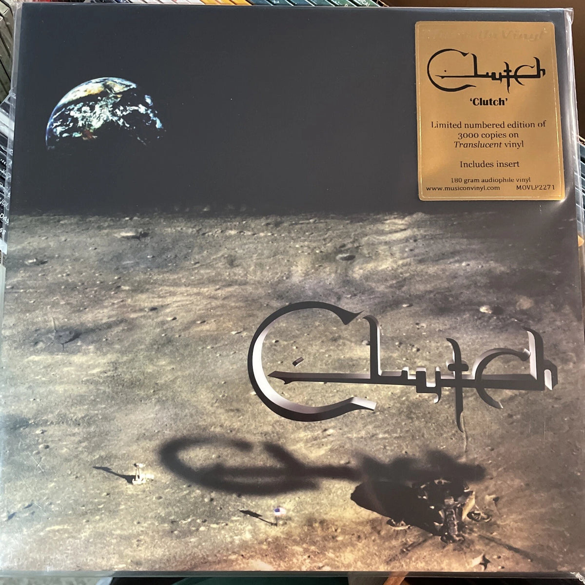 CLUTCH - Self Titled, Ltd 2018 Import 180G CLEAR VINYL LP Foil #'d Jacket New!