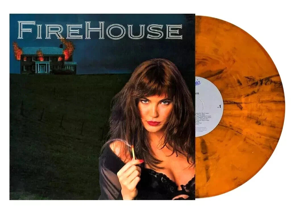 FireHouse, Self Titled, SMOKE & FIRE COLORED VINYL LP NEW & SEALED