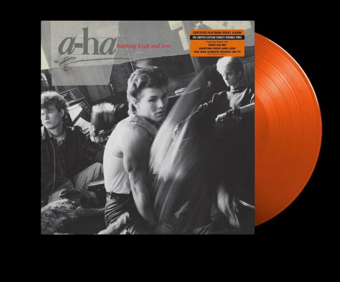 A-HA, Hunting High and Low, Orange Colored Vinyl LP, ROCKTOBER New Vinyl LP, NEW