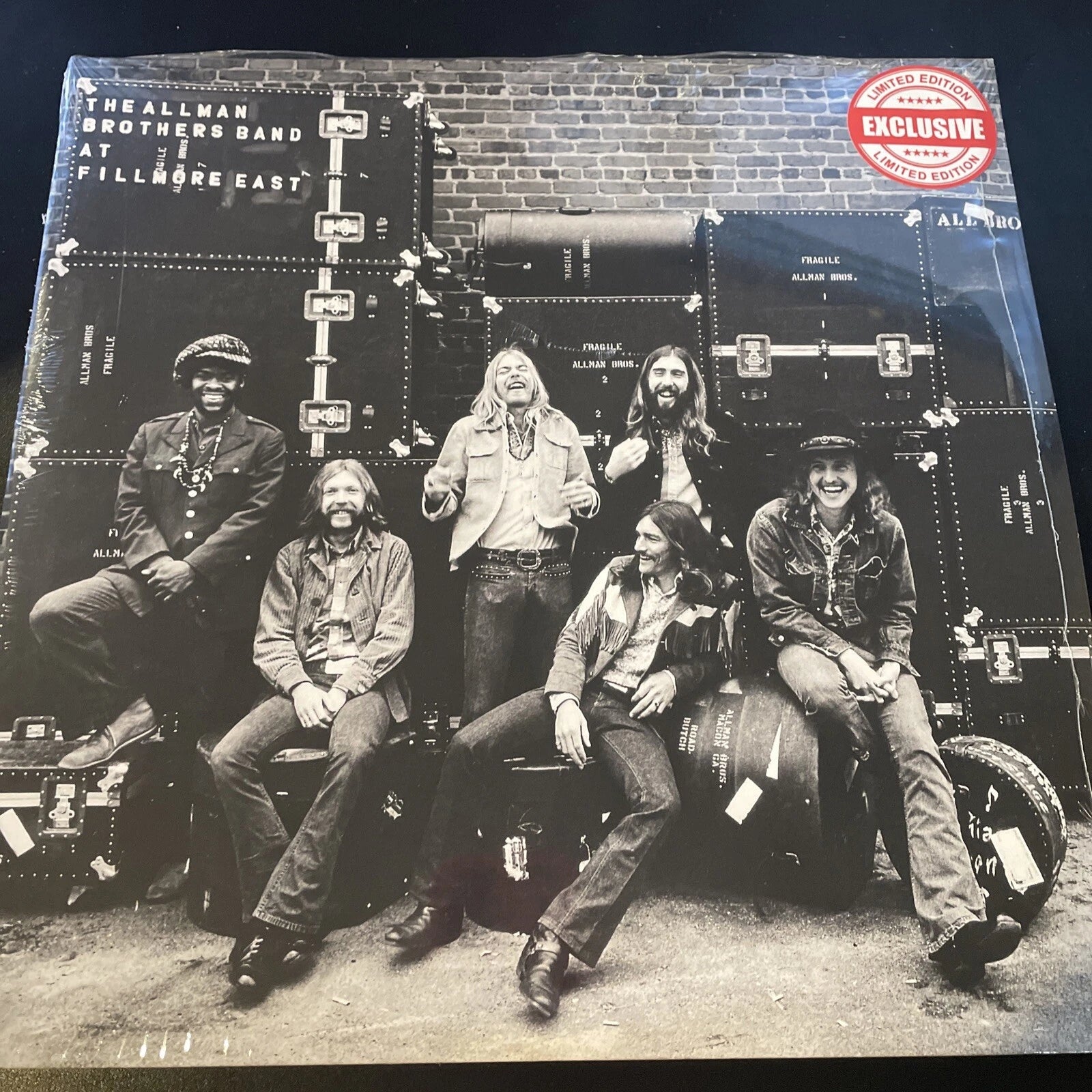 ALLMAN BROTHERS BAND, AT FILLMORE EAST RED SPLATTER Colored VINYL 2LP, Gatefold