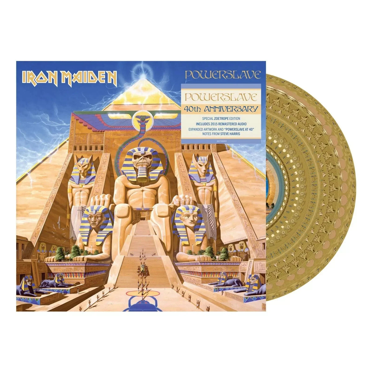 Iron Maiden, Powerslave, Limited Anniversary Ed. Zoetrope PICTURE DISC VINYL LP