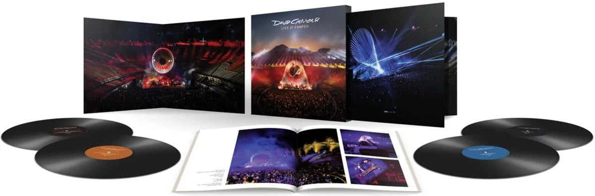 David Gilmour Live at Pompeii, 180 GRAM 4LP BOX SET + BOOKLET, PINK FLOYD. NEW