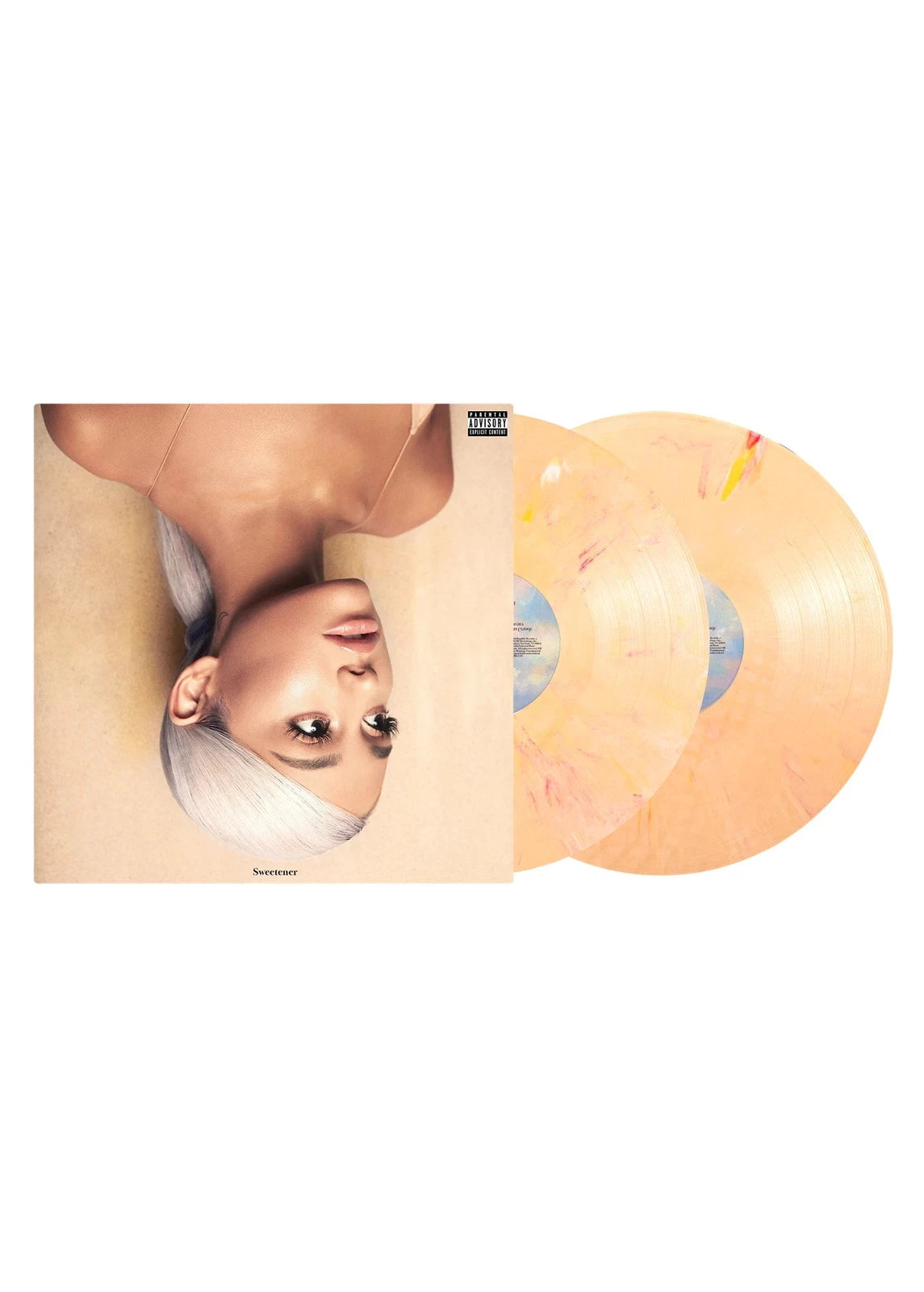 Ariana Grande, SWEETENER, Peach COLORED Vinyl 2LP SET, GATEFOLD JACKET, NEW