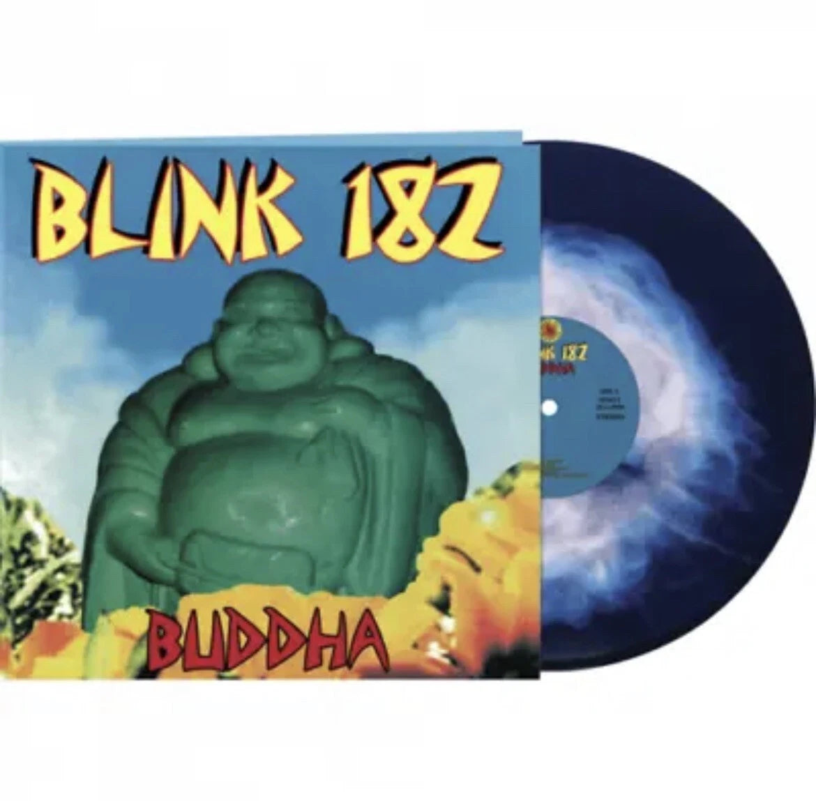 BLINK 182, BUDDHA Blue & White Haze Colored Vinyl LP Limited Edition, New Selaed
