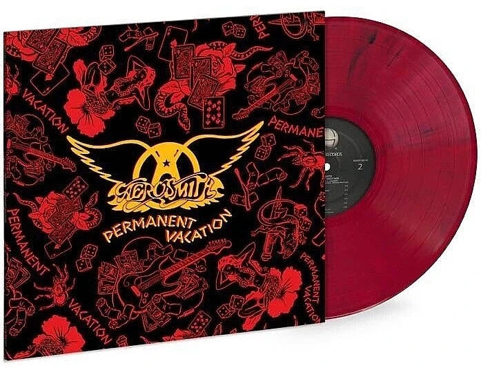 Aerosmith, Permanent Vacation, 180 GRAM RED COLORED VINYL LP, LIMITED ED, NEW