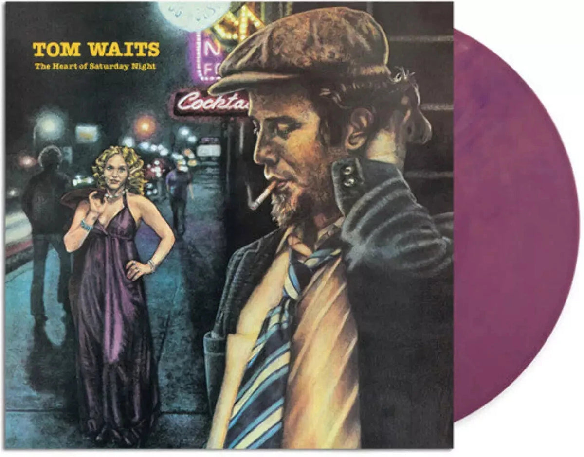 TOM WAITS, The Heart Of Saturday Night, ANNIV Ed 180G Raspberry COLORED VINYL LP