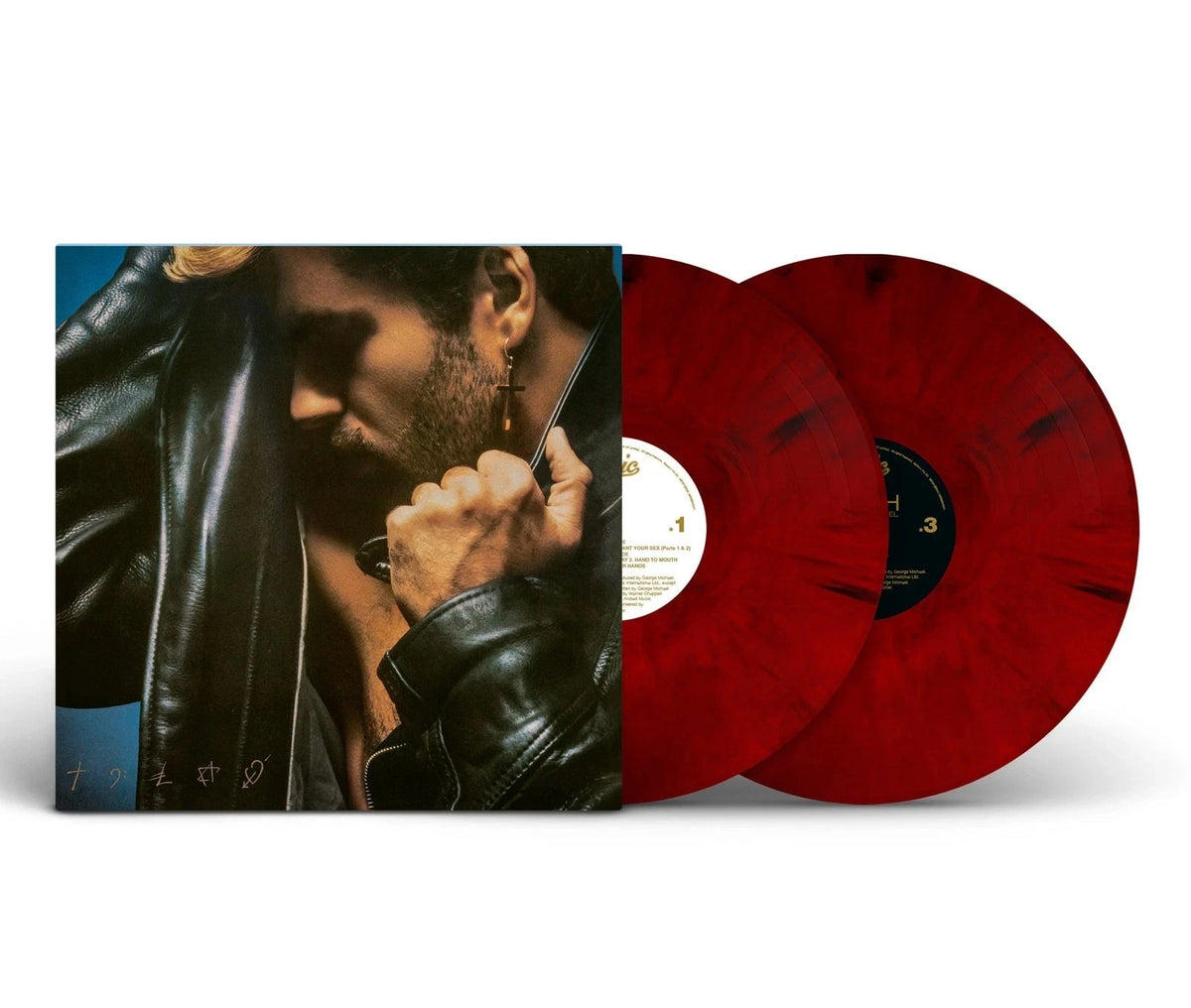 George Michael Faith Red Marbled Vinyl 2 LP