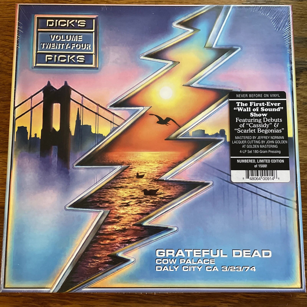 Grateful Dead Dick’s Picks 24 Vinyl 4LP Cow Palace 3/23/74 Low #’d Copy #127 New