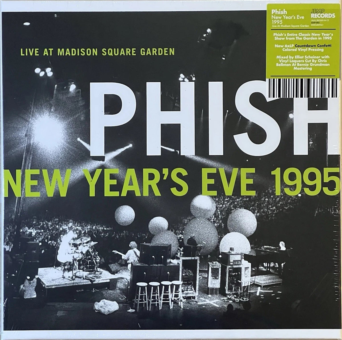 Phish New Years Eve Madison Square Garden MSG 1995 Confetti Vinyl 6LP VINYL Box