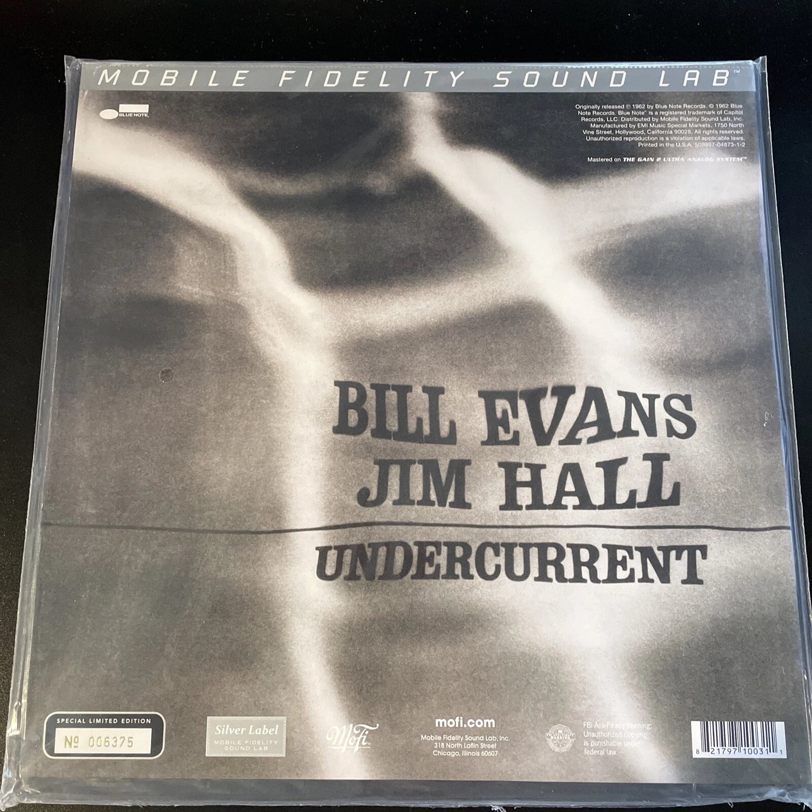 BILL EVANS JIM HALL Undercurrent, MFSL MOFI NUMBERED LTD ED 180g VINYL LP, NEW