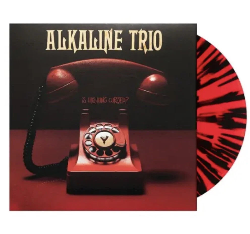 Alkaline Trio Is This Thing Cursed Ruby &amp; Black Splatter Vinyl LP Limited Edition of 600