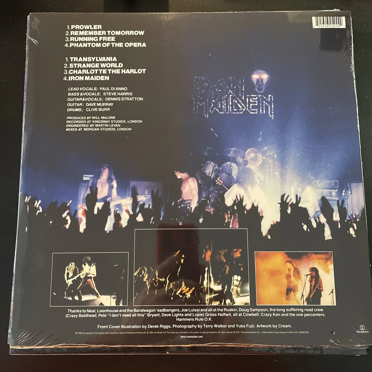 Iron Maiden – Self Titled Debut, 180g Vinyl EU Import, New
