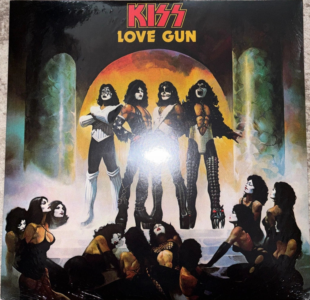 KISS - LOVE GUN, 180 GRAM VINYL LP, EU IMPORT, COMES WITH INNER CUT OUT GUN, NEW