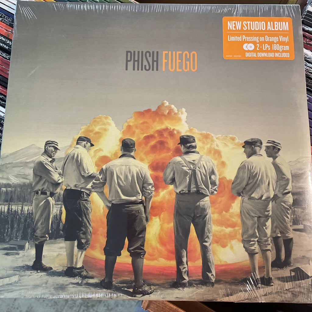 PHISH, FUEGO, 180 Gram 2LP LImited ED TRANSPARENT ORANGE Colored Vinyl, New OOP