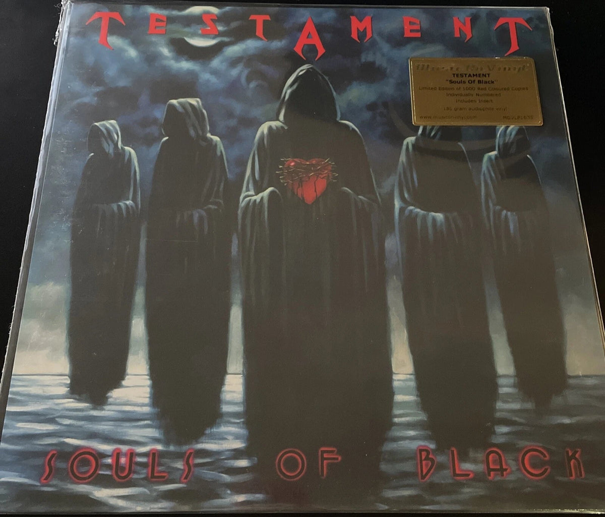 Testament Souls Of Black, Red Colored Vinyl LP Limited Edition #’d Copy #666 New