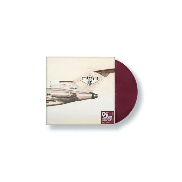 BEASTIE BOYS Licensed To Ill, Limited Edition BURGUNDY Colored VINYL LP GATEFOLD JACKET