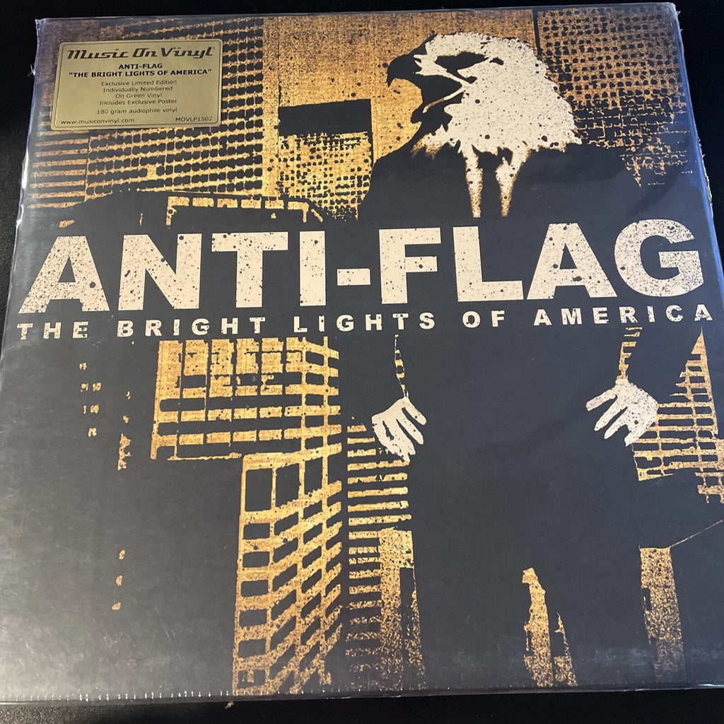 Anti-Flag Bright Lights Of America 180g LTD ED GREEN COLORED VINYL, LOW #’d copy