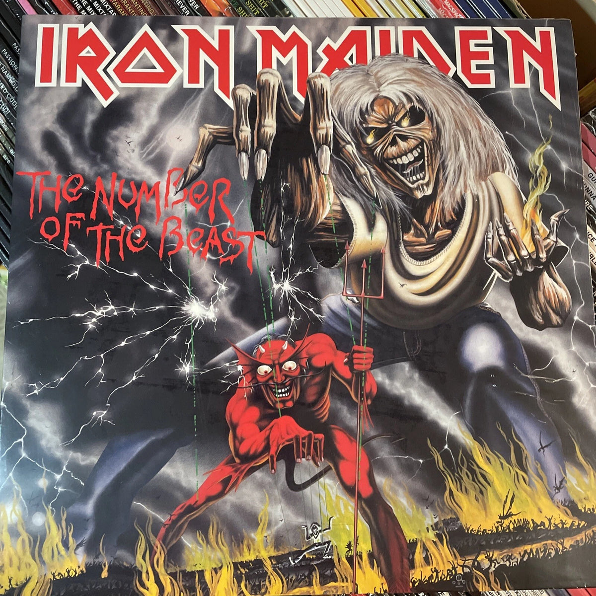 Iron Maiden, THE NUMBER OF THE BEAST, 180 Gram Vinyl LP Import, New & Sealed