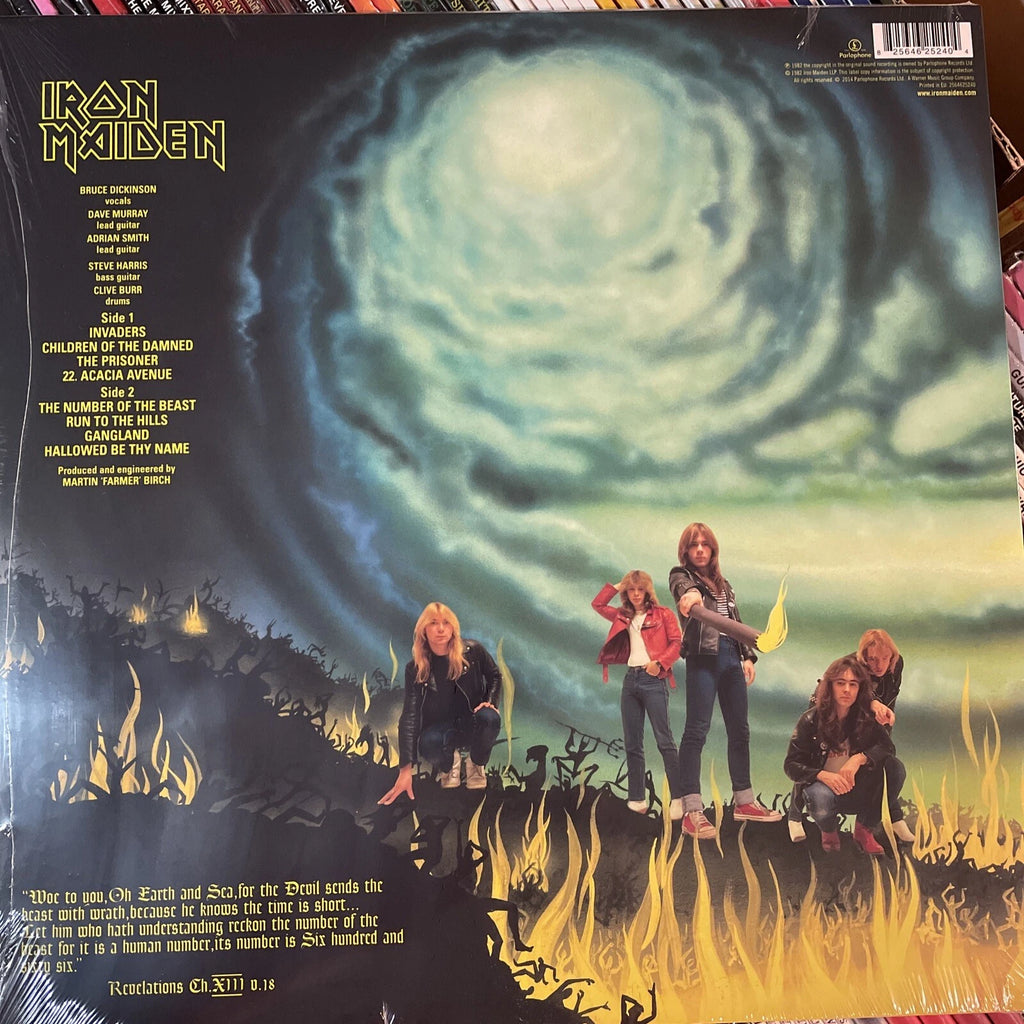 Iron Maiden, THE NUMBER OF THE BEAST, 180 Gram Vinyl LP Import, New & Sealed