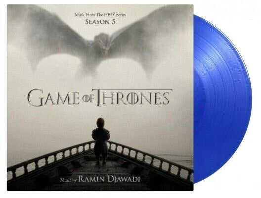 GAME OF THRONES, SEASON 5, LTD ED. 180G BLUE COLORED VINYL 2LP NUMBERED COPY NEW