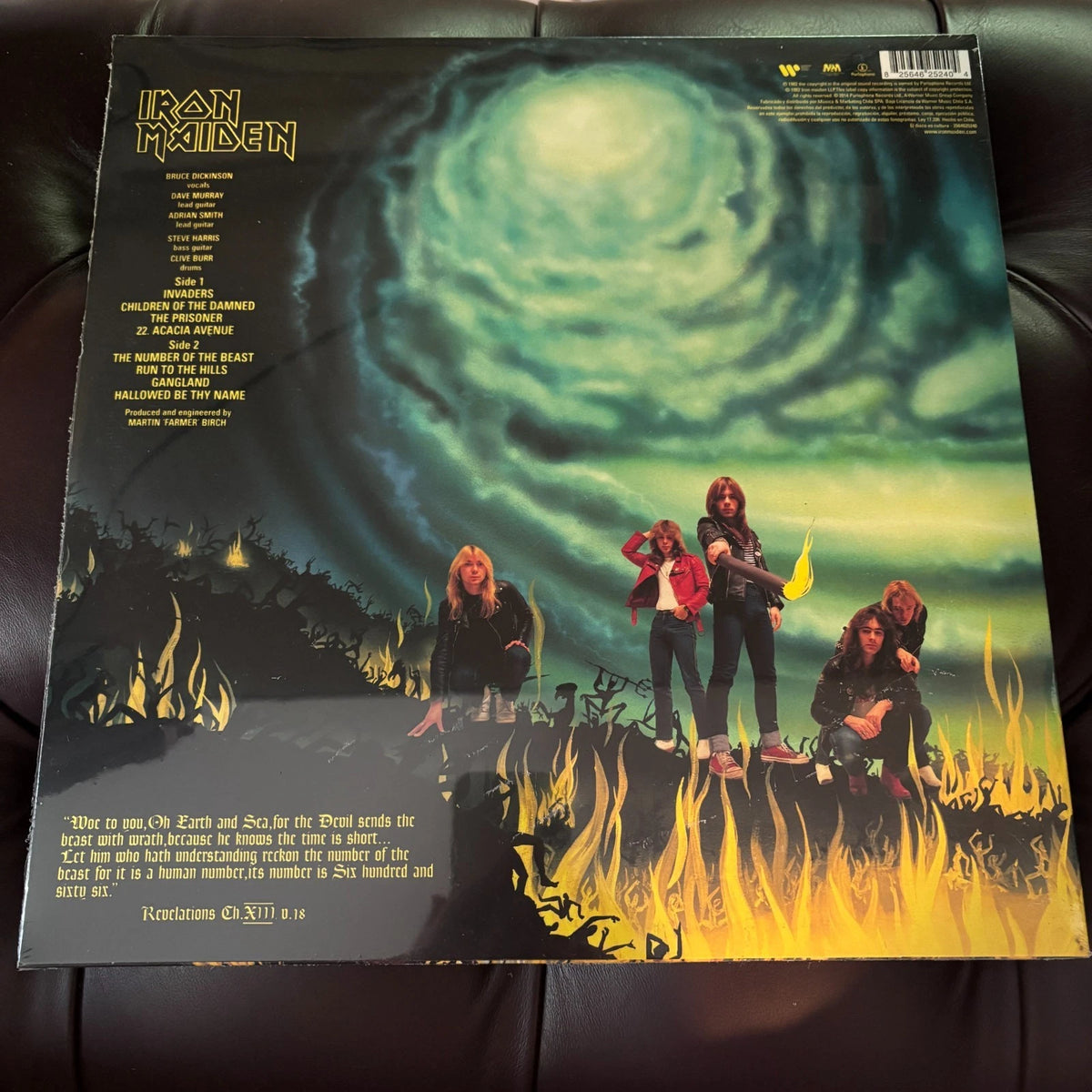 Iron Maiden Number of the Beast, 180 GRAM LP Vinyl, NEW