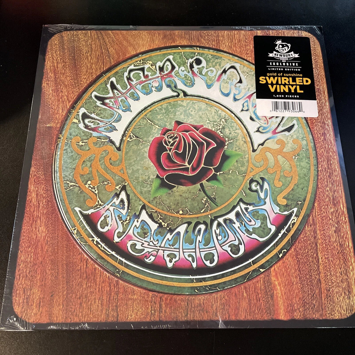 GRATEFUL DEAD AMERICAN BEAUTY NEWBURY 180g GOLD SWIRLED COLOR VINYL LTD ED, NEW
