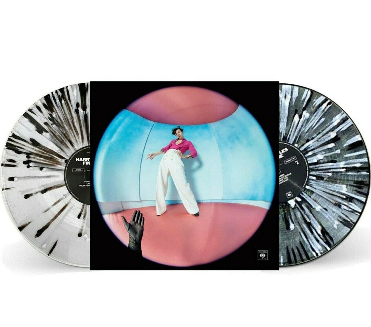 HARRY STYLES, FINE LINE, BLACK & WHITE SPLATTER VINYL 2LP LTD ED PRESSING, NEW