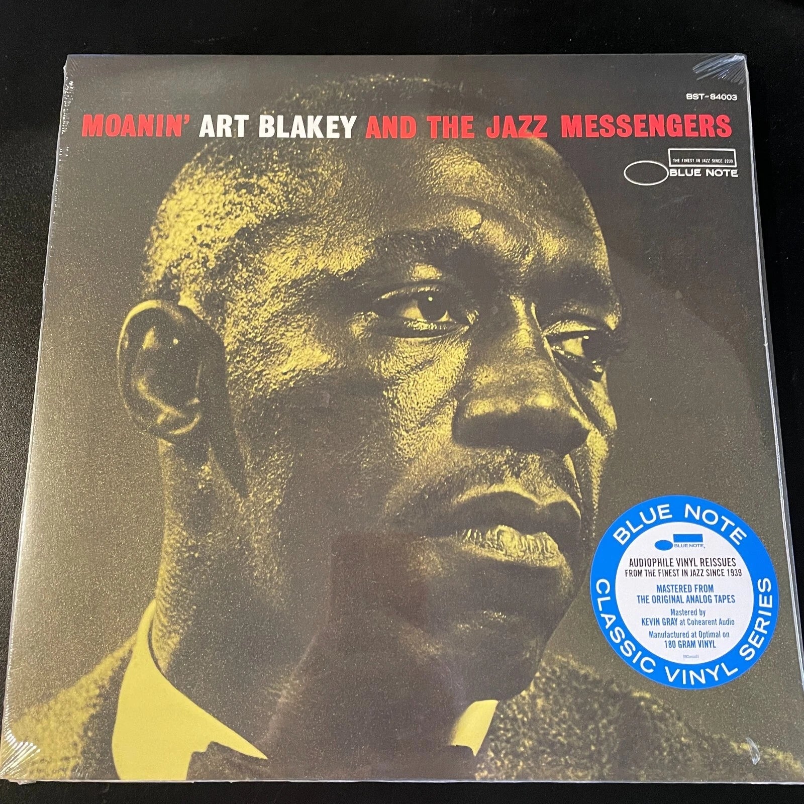 Art Blakey & The Jazz Messengers Moanin' 180G VINYL BLUE NOTE AUDIOPHILE REISSUE