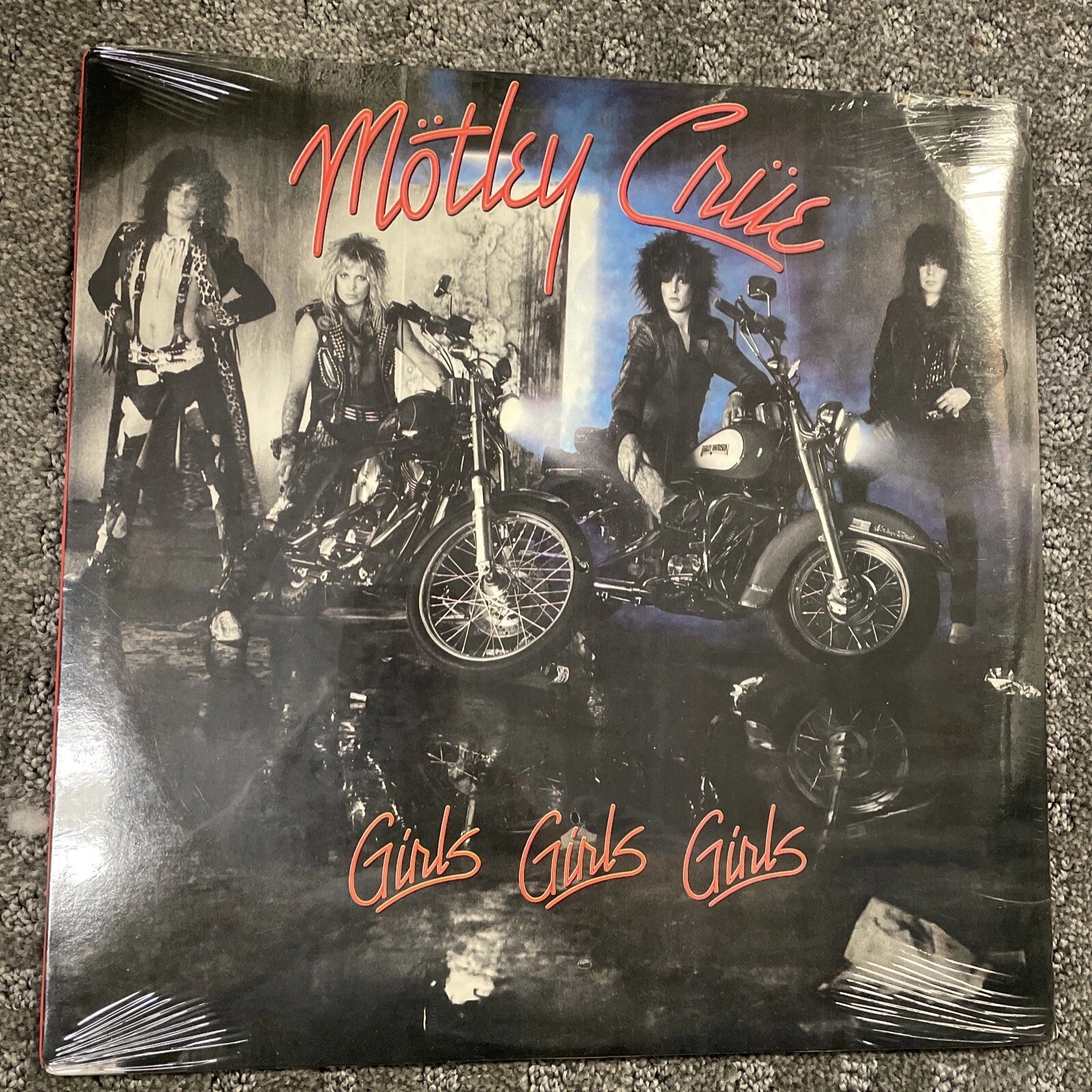 Motley Crew, Girls Girls Girls, LP 1987 Elektra Direct Metal Mastering NEW