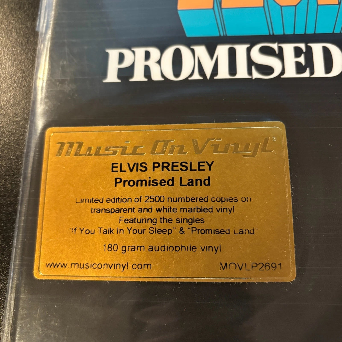 Elvis Presley, Promised Land, 180 GRAM NUMBERED LTD ED. VINYL LP, NEW IMPORT MOV