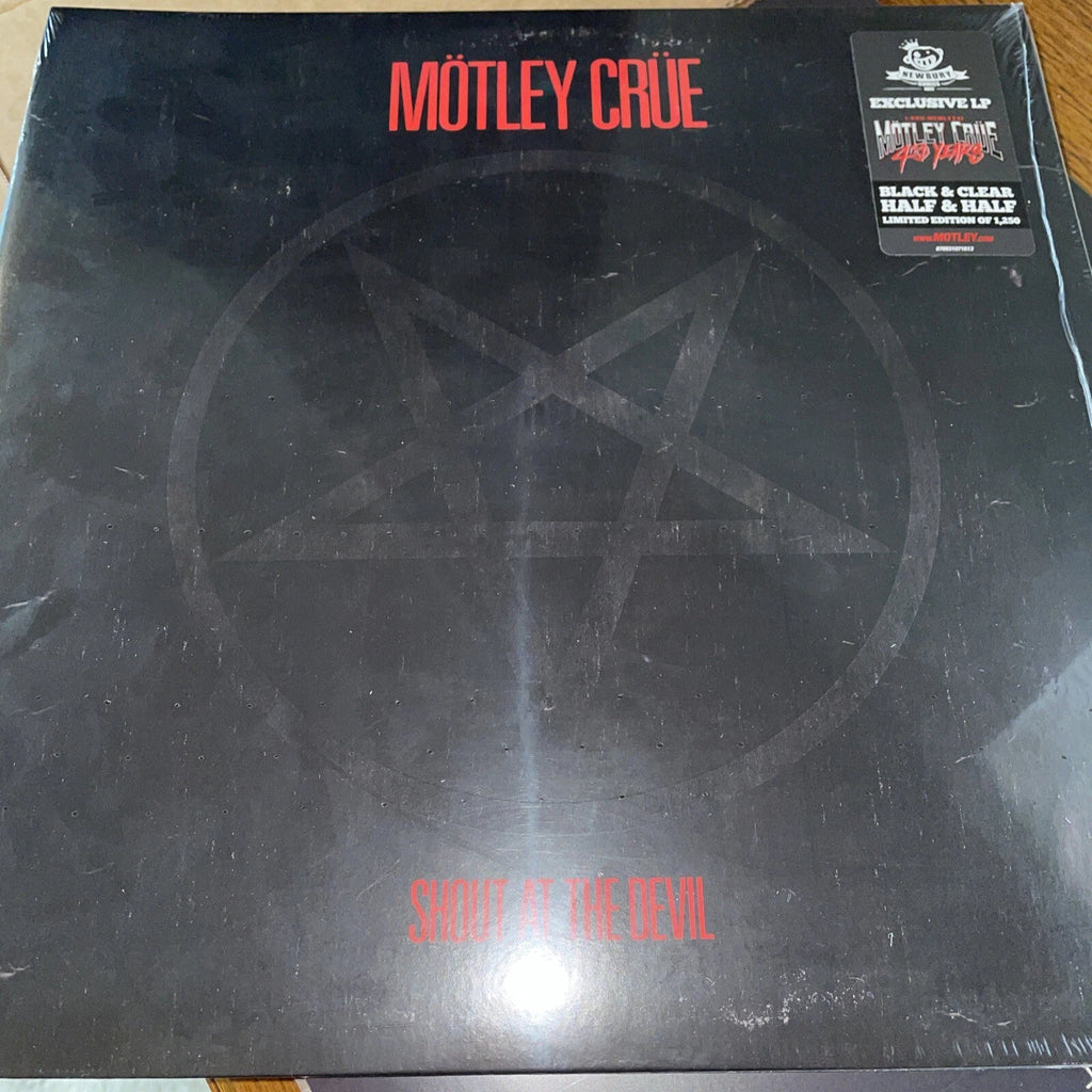 MOTLEY CRUE, Shout At The Devil, 180g BLACK & CLEAR Colored VINYL LIMITED Ed New
