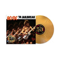 AC/DC '74 JAILBREAK, 50TH ANNIVERSARY GOLD COLORED VINYL LP NEW & SEALED