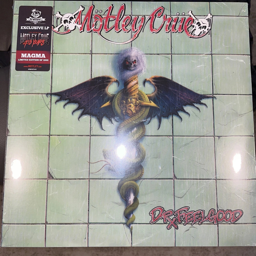 Motley Crue, Dr. Feelgood 180g Red MAGMA COLORED Vinyl LP Limited Ed. New Sealed