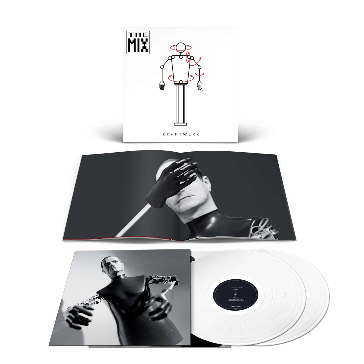 Kraftwerk, THE MIX, SPEZIAL EDITION FARBIGES, 2LP WHITE COLORED VINYL, NEW