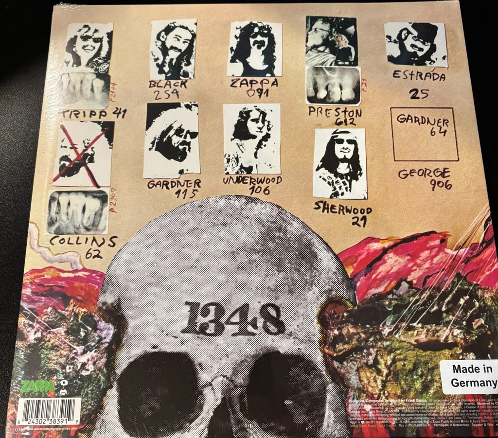 FRANK ZAPPA, UNCLE MEAT, 2LP VINYL GATEFOLD JACKET, PRESSED IN GERMANY, NEW