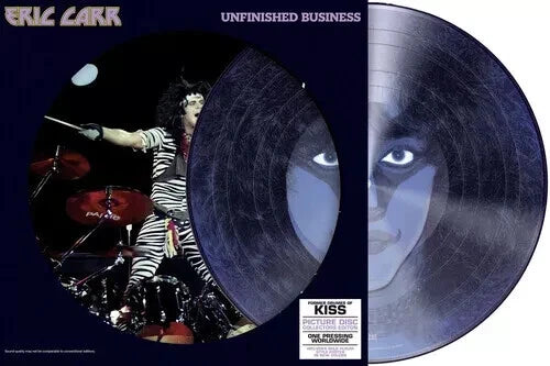 Eric Carr, Unfinished Business, KISS, Picture Disc Vinyl + POSTER, NEW & SEALED