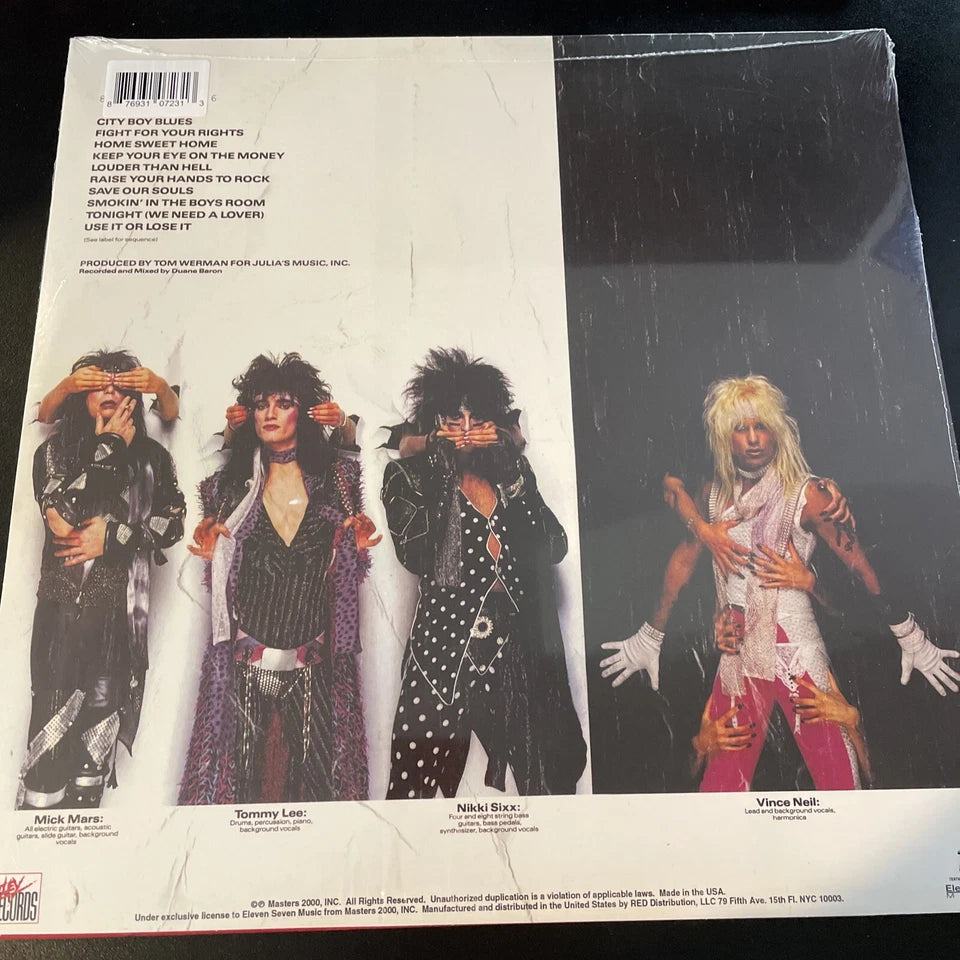 Motley Crue, THEATRE OF PAIN, 180 gram HOT PINK COLORED VINYL LP, NEW LIMITED ED