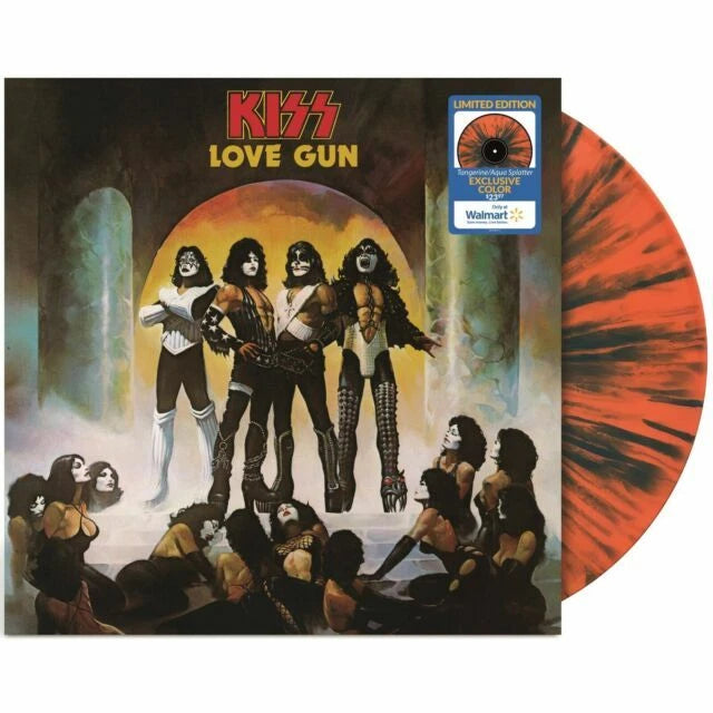 KISS, LOVE GUN, 180 GRAM LIMITED EDITION COLORED VINYL RECORD NEW & SEALED