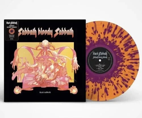 Black Sabbath, Sabbath Bloody Sabbath, Orange & Purple Splatter Colored Vinyl LP