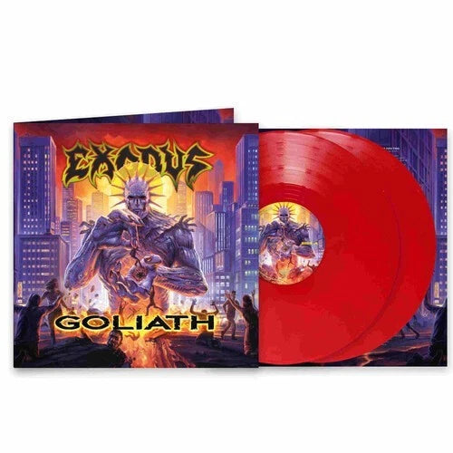 Exodus GOLIATH, Limited Edition Red Colored Vinyl 2LP GATEFOLD JKT, NEW & SEALED